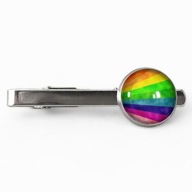 Pince à cravate le arc en ciel