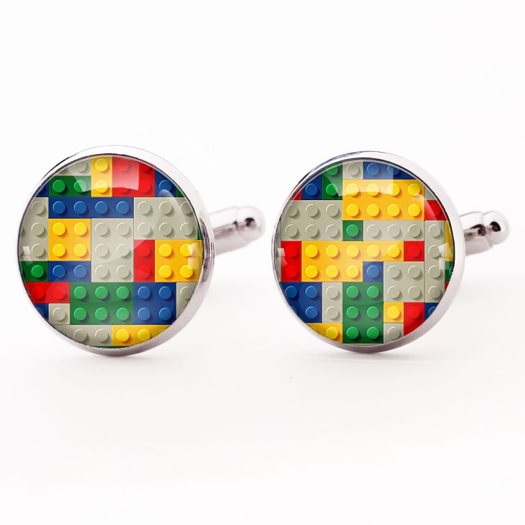Boutons de manchette Blocs