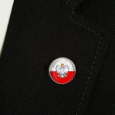 Anstecker polnische flagge