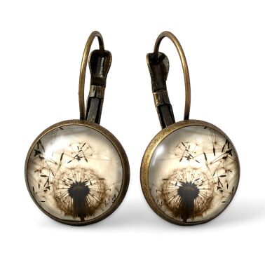Boucles d'oreilles le pissenlit