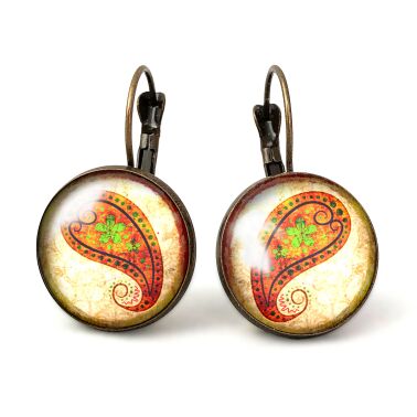 Pendientes grandes anacardos orientales