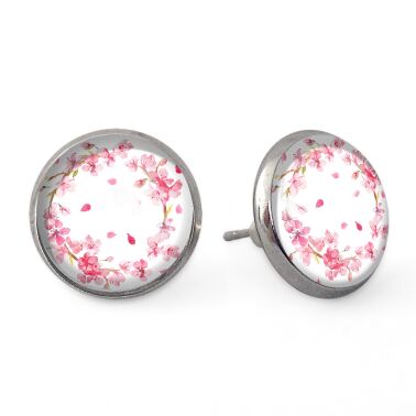 Retro blumen Ohrstecker 