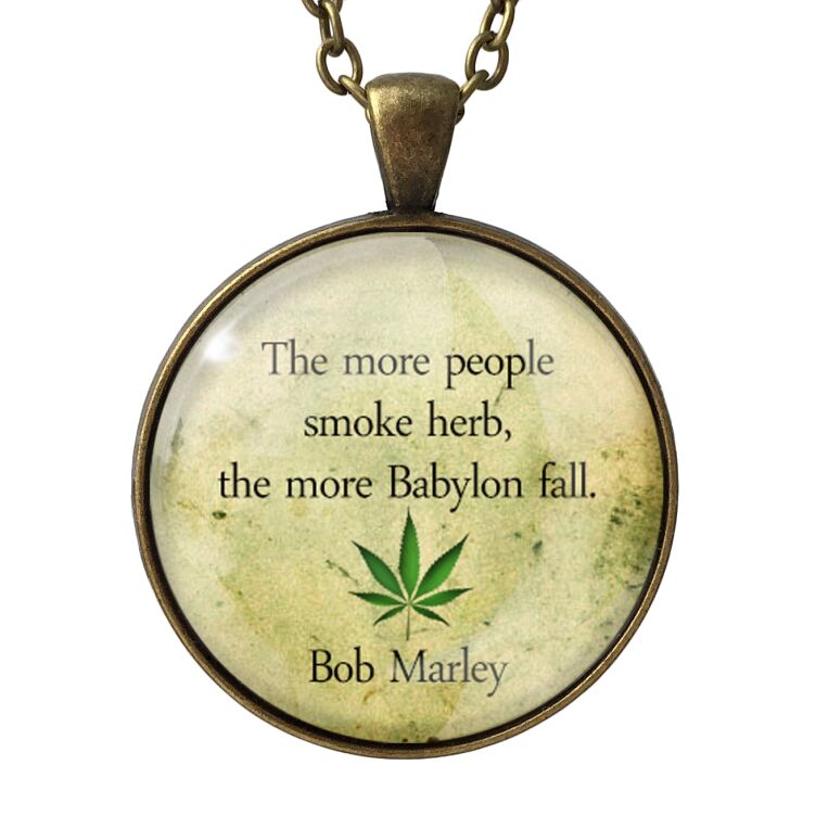 Grande medaglione citazione Bob Marley