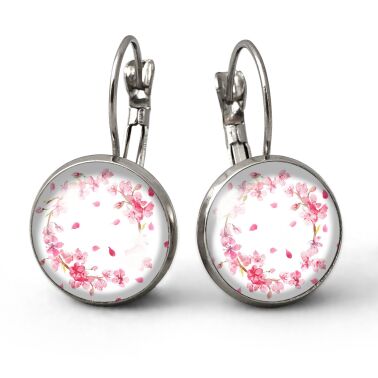 Pendientes flores retro