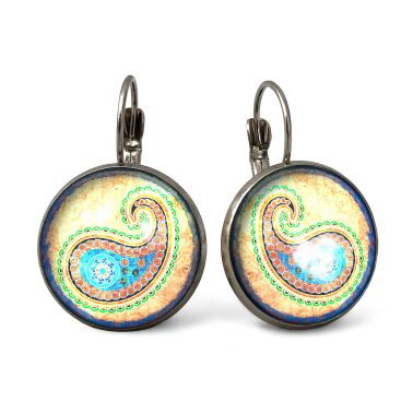 Pendientes grandes anacardos orientales