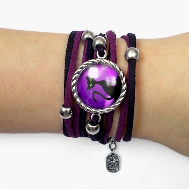 Frauen armband die Katze