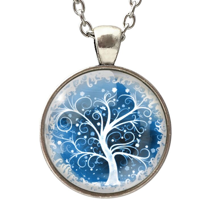 Winter tree pendant