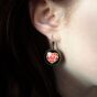 Grandes Boucles d'oreilles cœur - 2