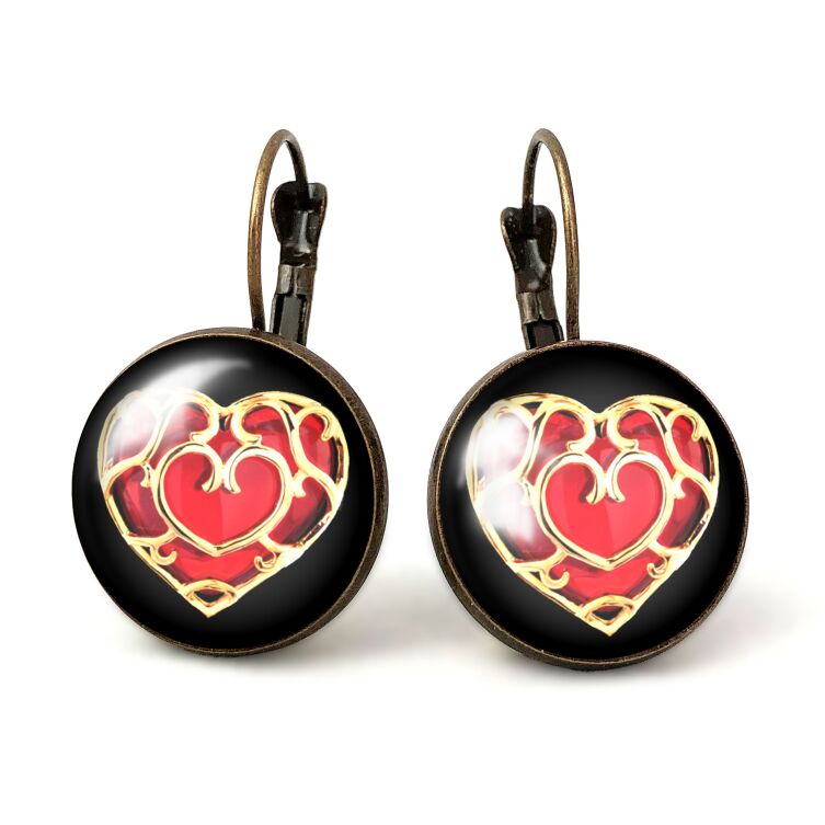 Grandes Boucles d'oreilles cœur