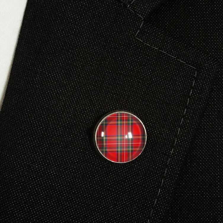 Anstecker schottischer Tartan