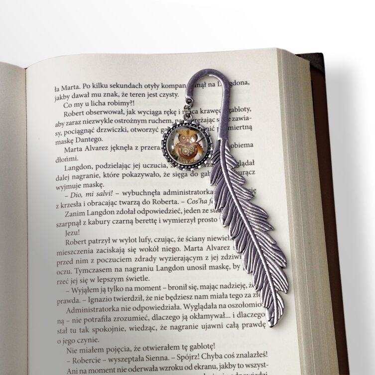 Bokmerke steampunk ugle