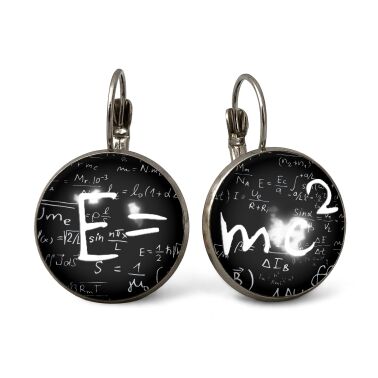 Grandes Boucles d'oreilles E=mc2