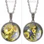 Zweiseitige van Gogh Sonneblumen Kette - 2