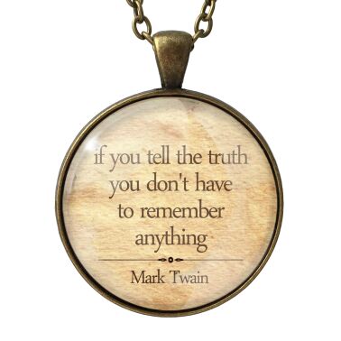 Mark Twain Zitat Große Kette