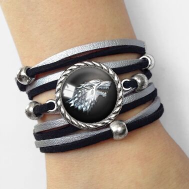 Frauen armband der Wolf