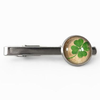 Clover tie clip