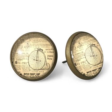 Alte Zeitung Ohrstecker 