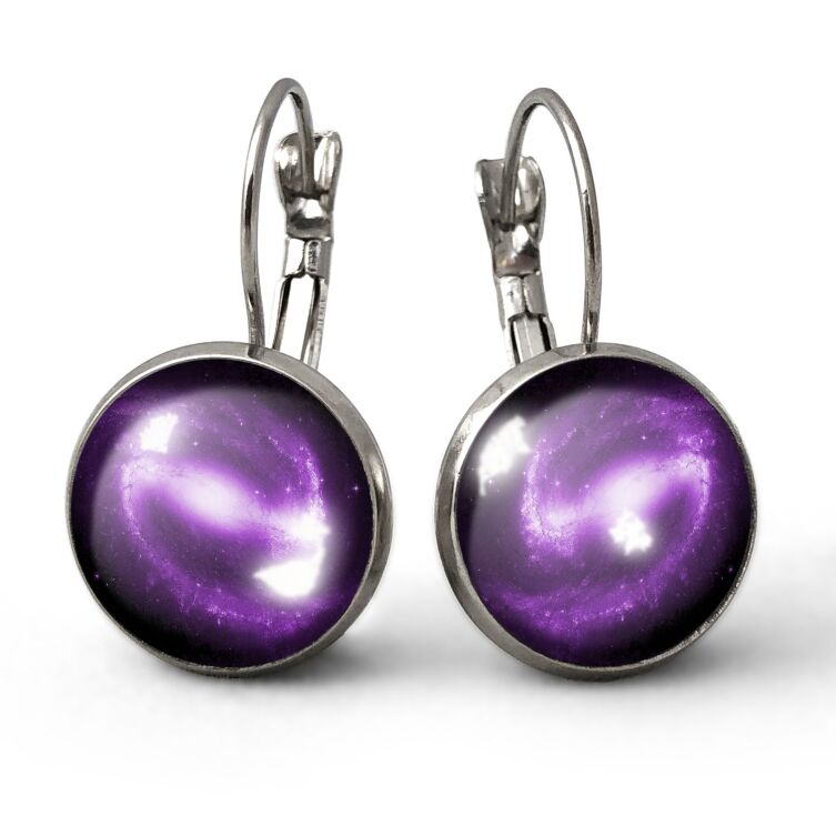 Boucles d'oreilles le cosmos