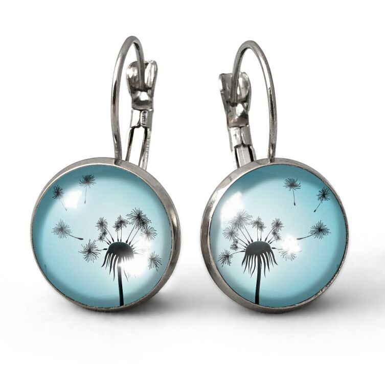 Boucles d'oreilles le pissenlit