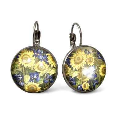 Grandes Boucles d'oreilles Van Gogh tournesols