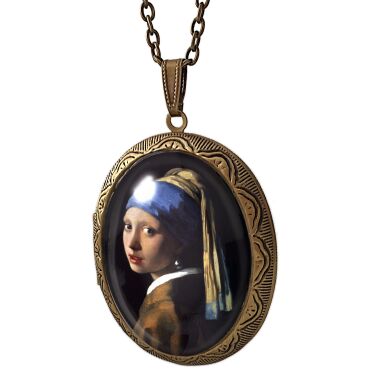 Medaillon Fille avec une perle