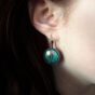 Grandes Boucles d'oreilles Oeil d'un lézard - 2