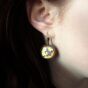 Grandes Boucles d'oreilles noix de cajou orientales - 2