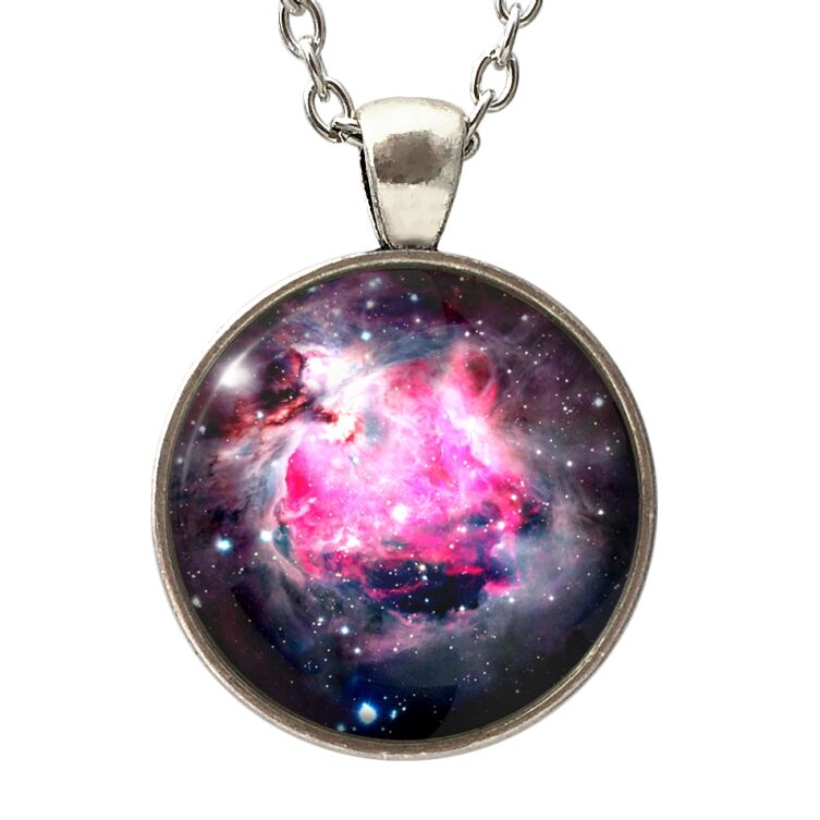 Galaxy nebula pendant