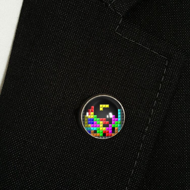 Lapel-pin Tetris