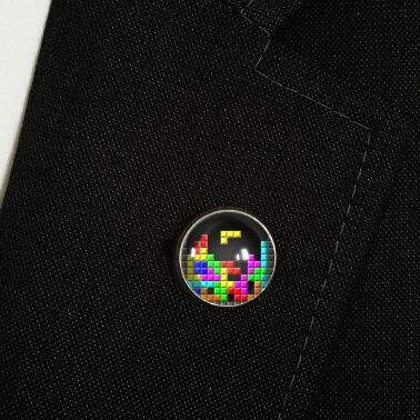 Lapel-pin Tetris
