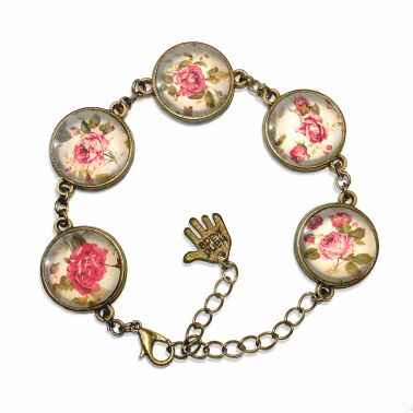 Frauen armband retro rosen