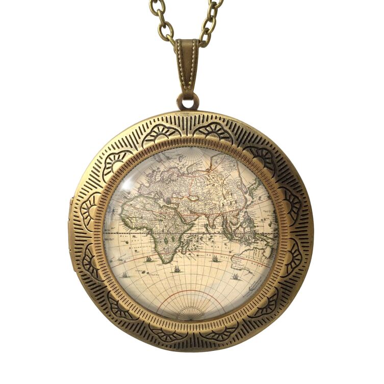Medaillon Carte du monde