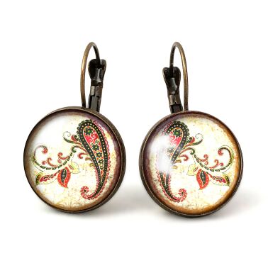 Pendientes grandes anacardos orientales