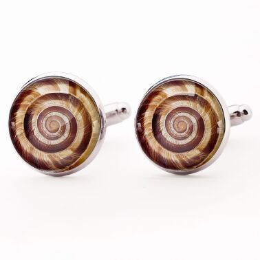 Manschettenknöpfe Schnecke