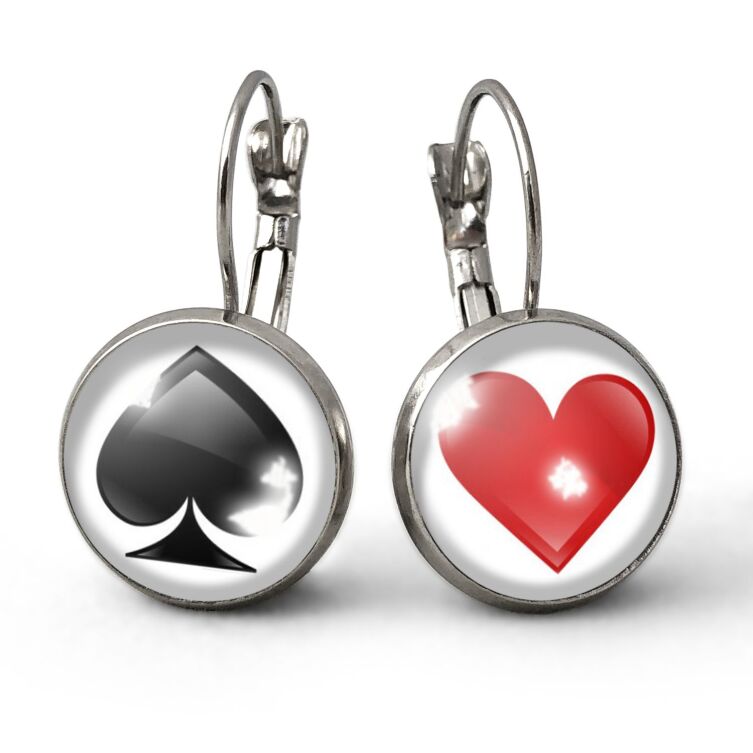 Boucles d'oreilles cartes