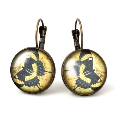 Pendientes grandes mariposa