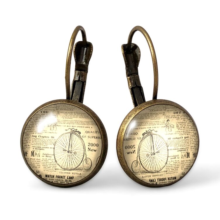 Boucles d'oreilles le journal