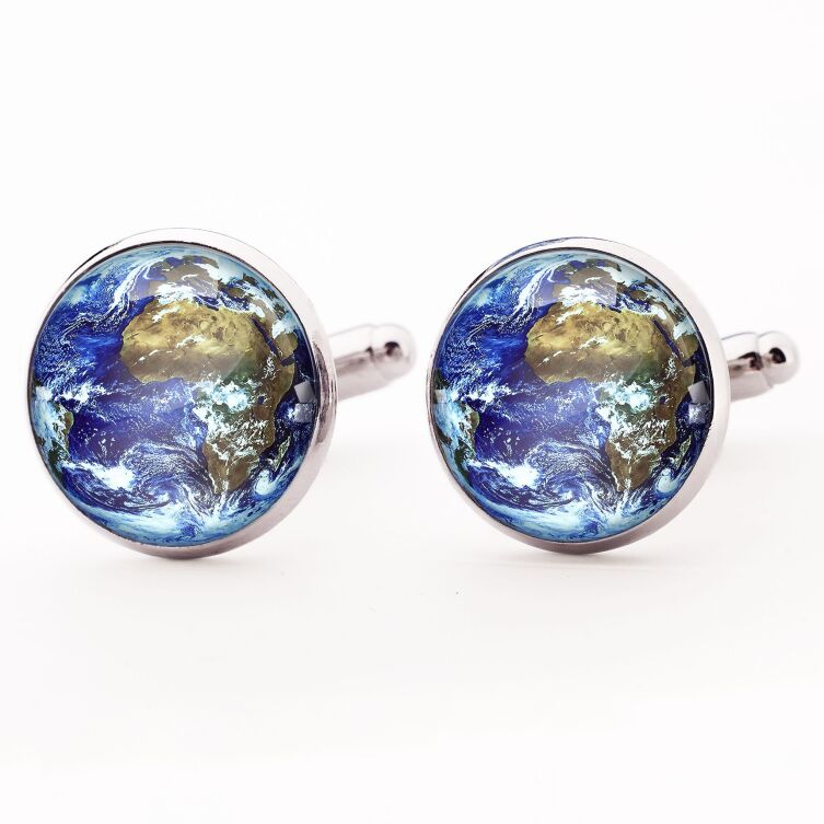 Boutons de manchette la terre