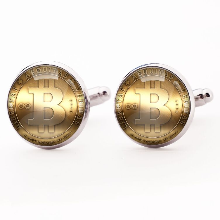 Manschettenknöpfe Bitcoin