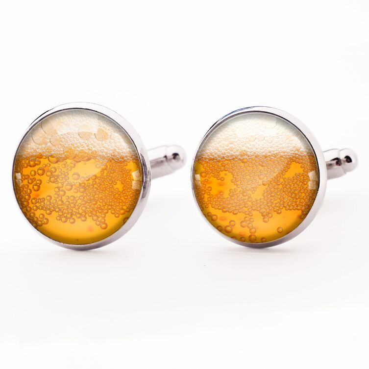 Boutons de manchette Bière