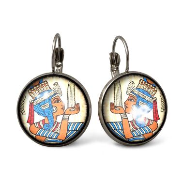 Pendientes grandes jeroglíficos