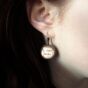 Big earrings for bookworm So many books - 2