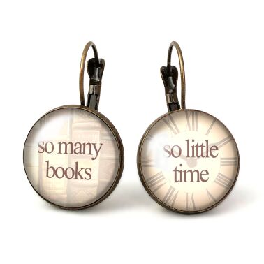 Grandes Boucles d'oreilles So many books