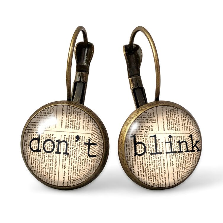 Boucles d'oreilles Don’t blink