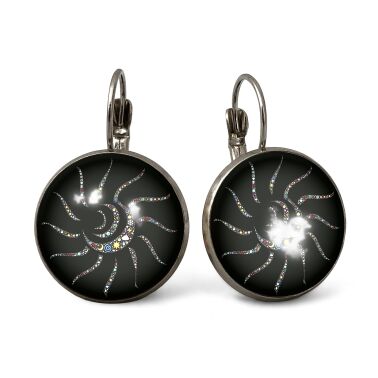 Grandes Boucles d'oreilles vitrail