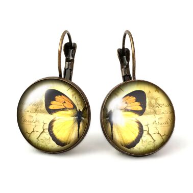 Pendientes grandes mariposa