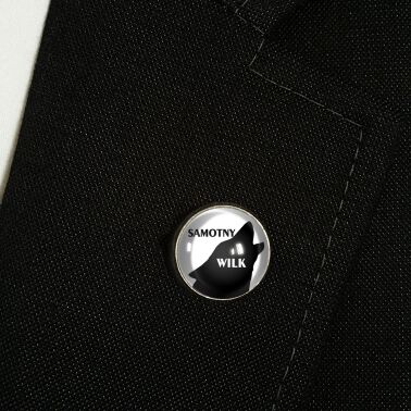 Anstecker Wolf