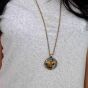 Pendentif chouette steampunk - 2