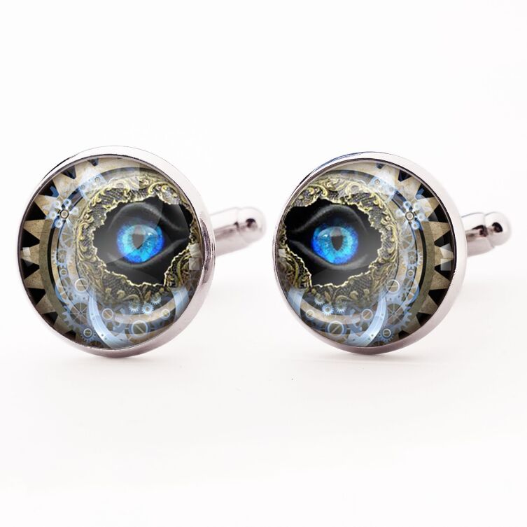 Manschettenknöpfe Steampunk Auge