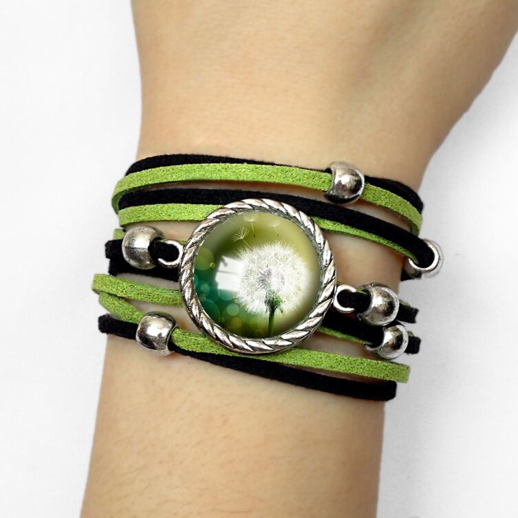 Frauen armband der Löwenzahn